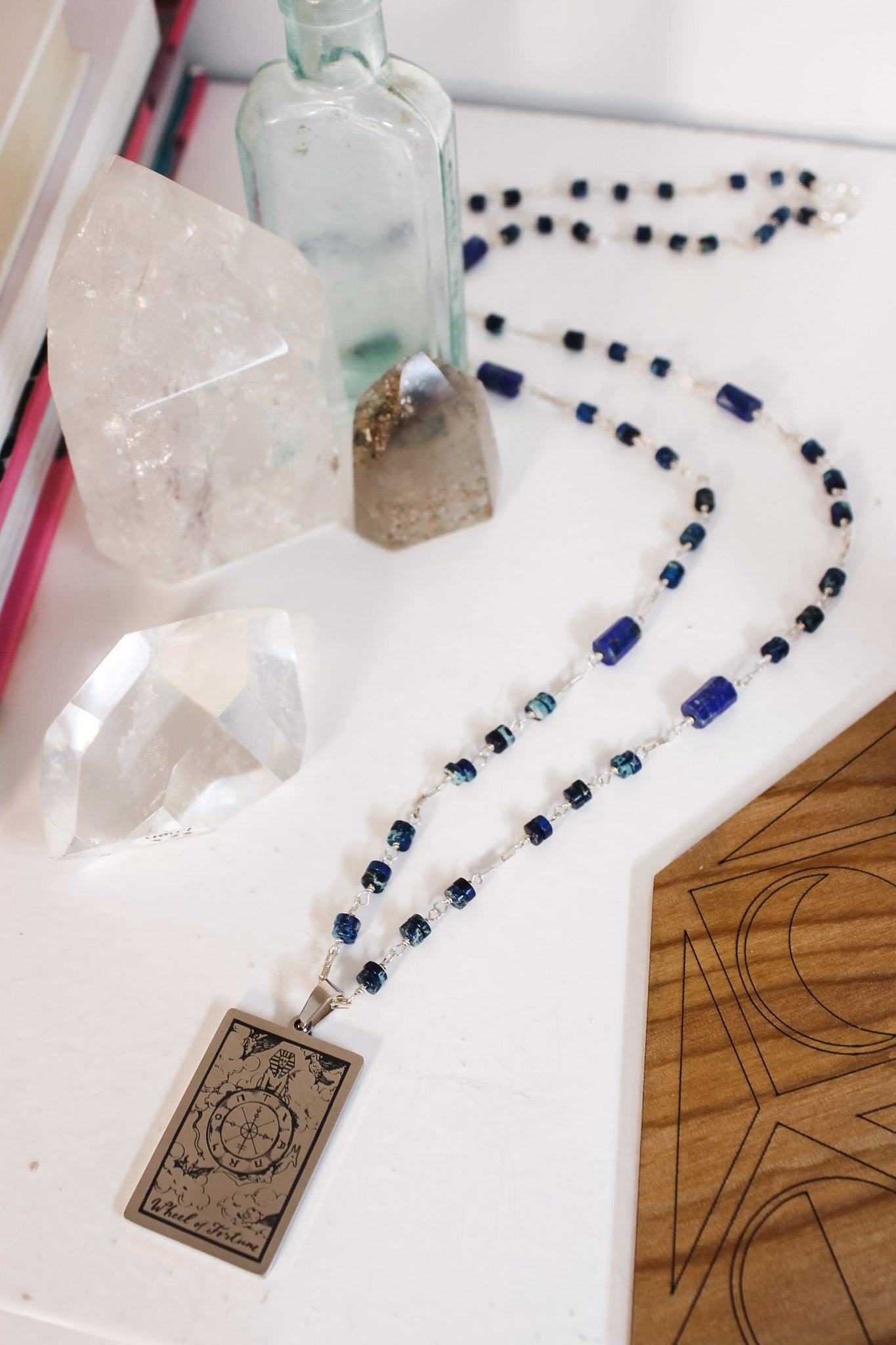 Jasper Silver Fortune Tarot NecklaceBeth ZinkNecklaces