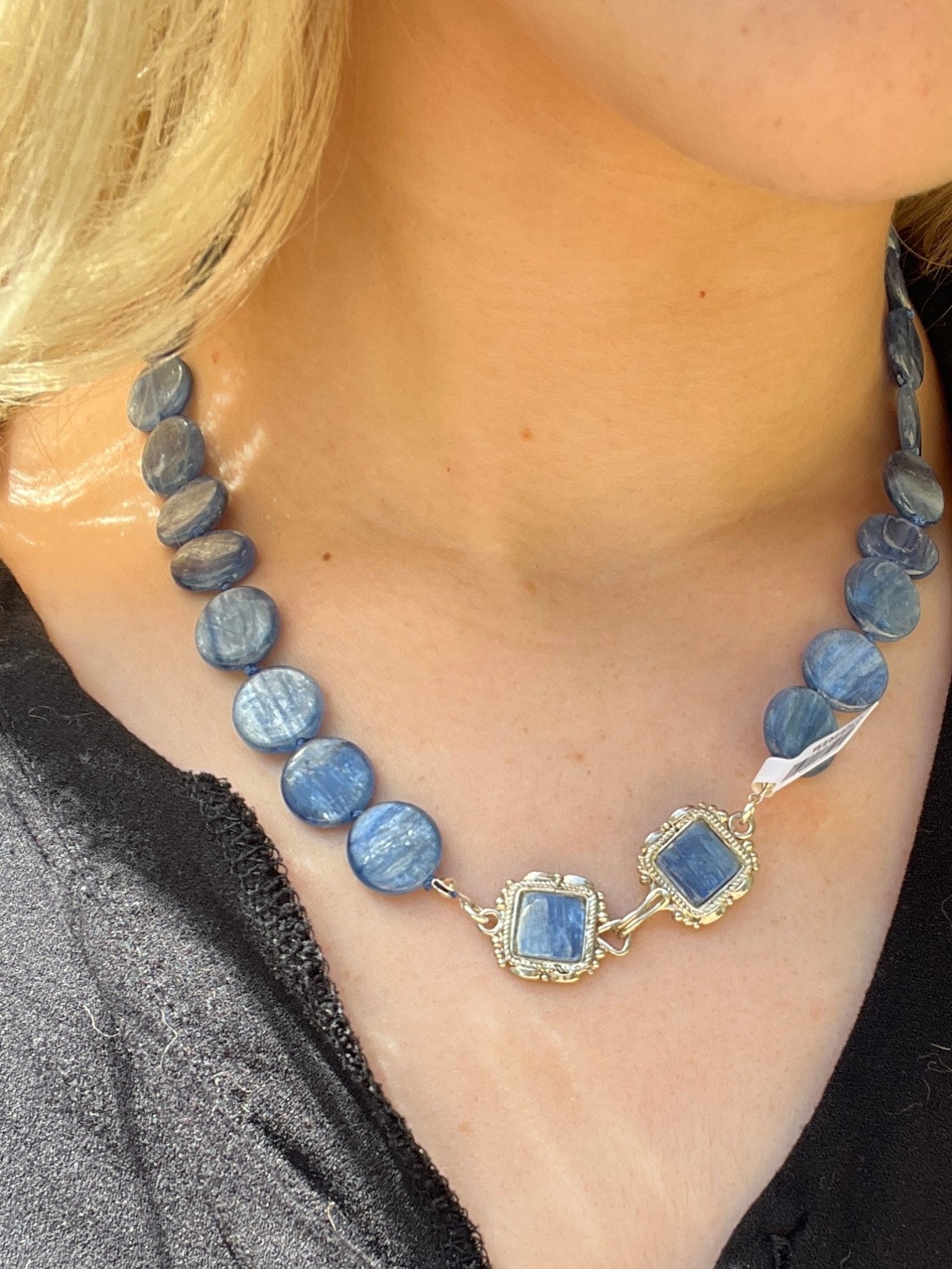 Kyanite and Mother of Pearl NecklaceDebra PyeattNecklace