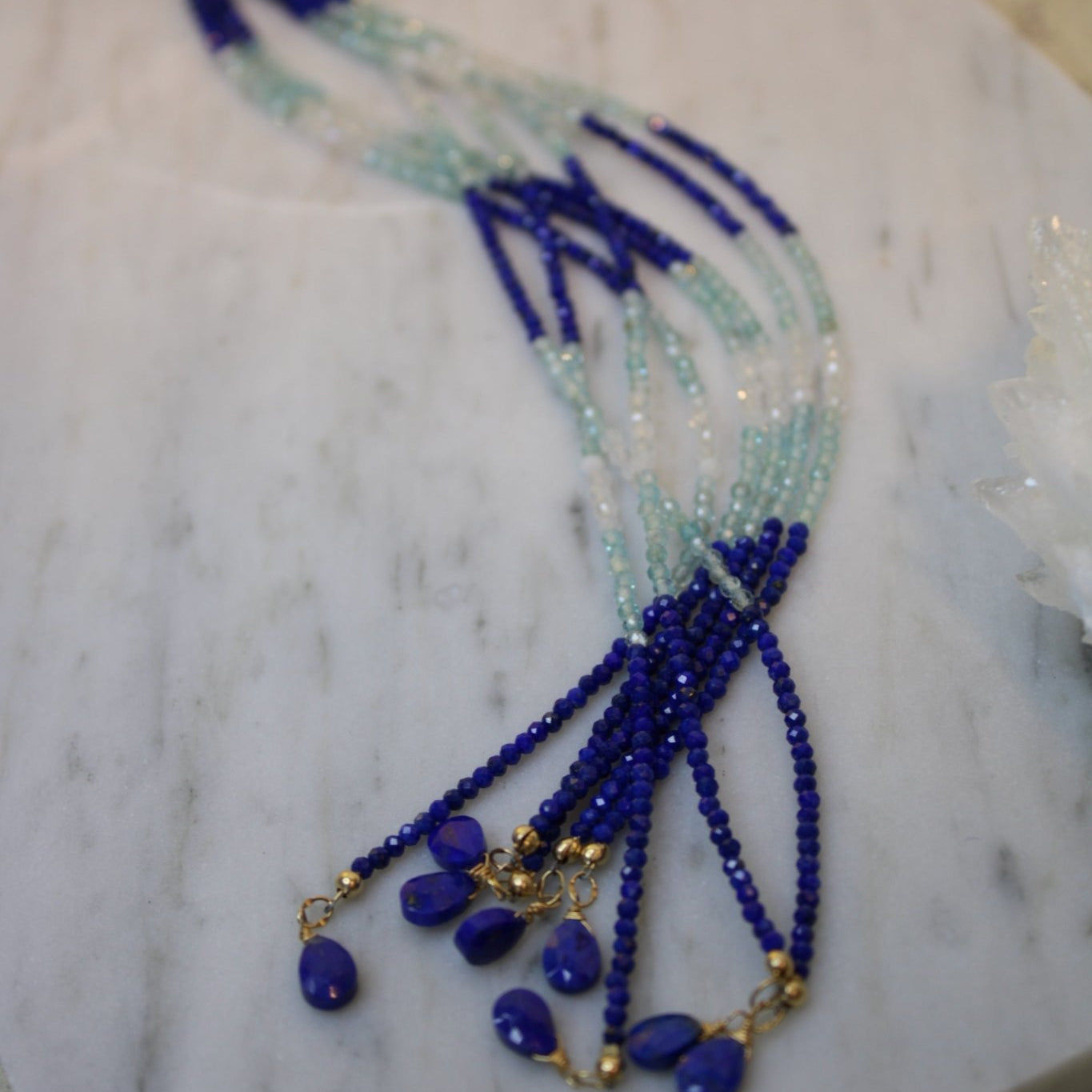 Lapis Y NecklaceBeth ZinkNecklace