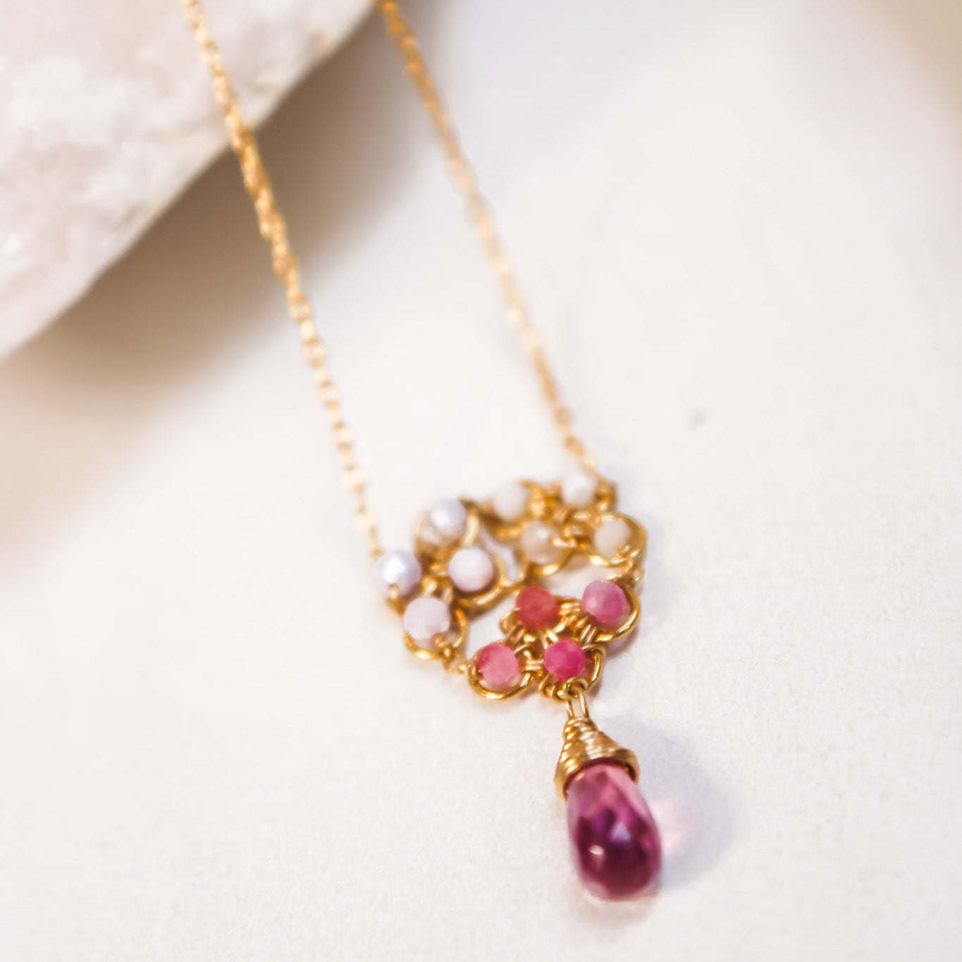 Lavender Honey Necklace #5123Michelle PresslerNecklaces