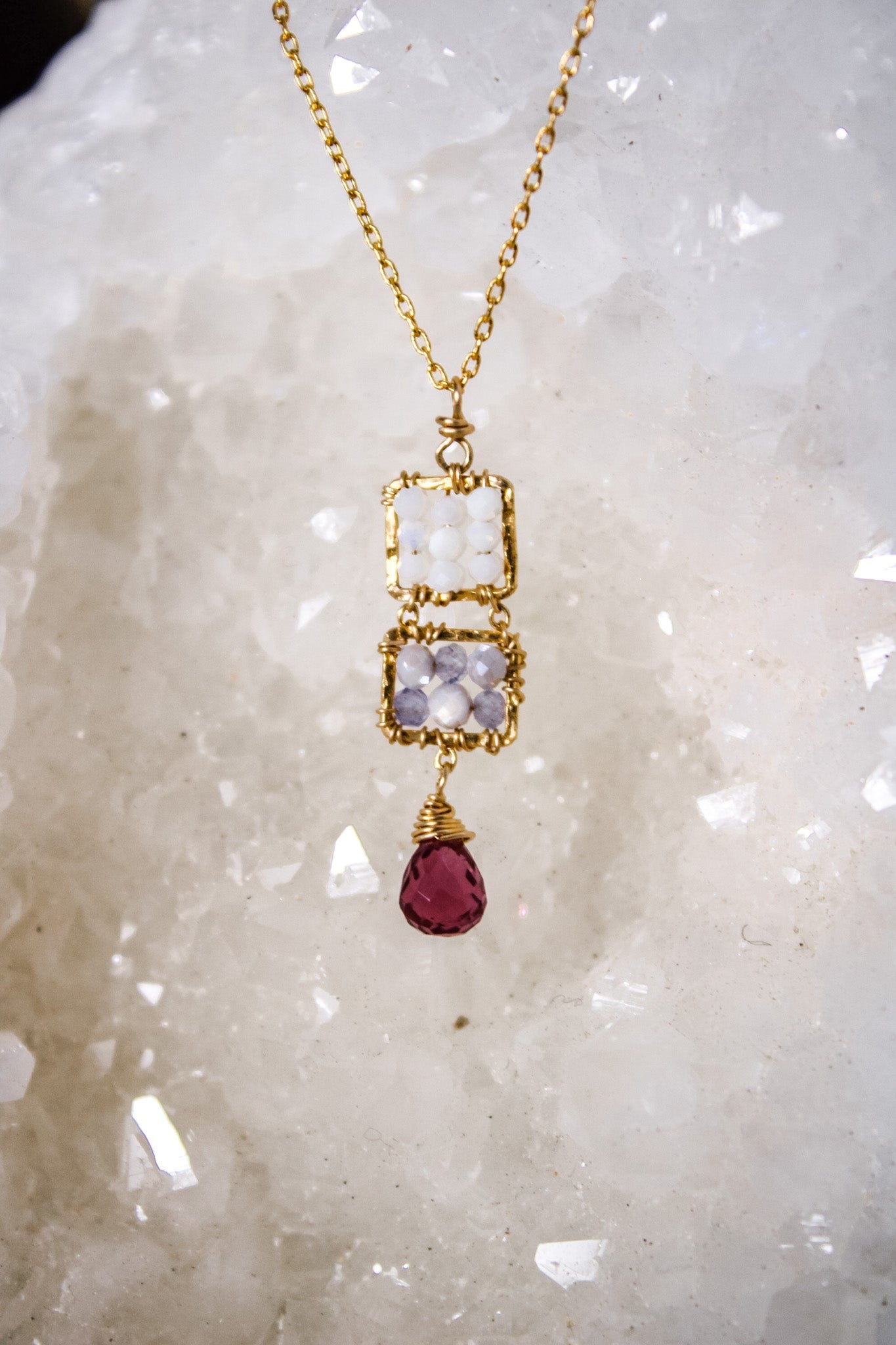 Lavender Opal Necklace #4244Michelle PresslerNecklace