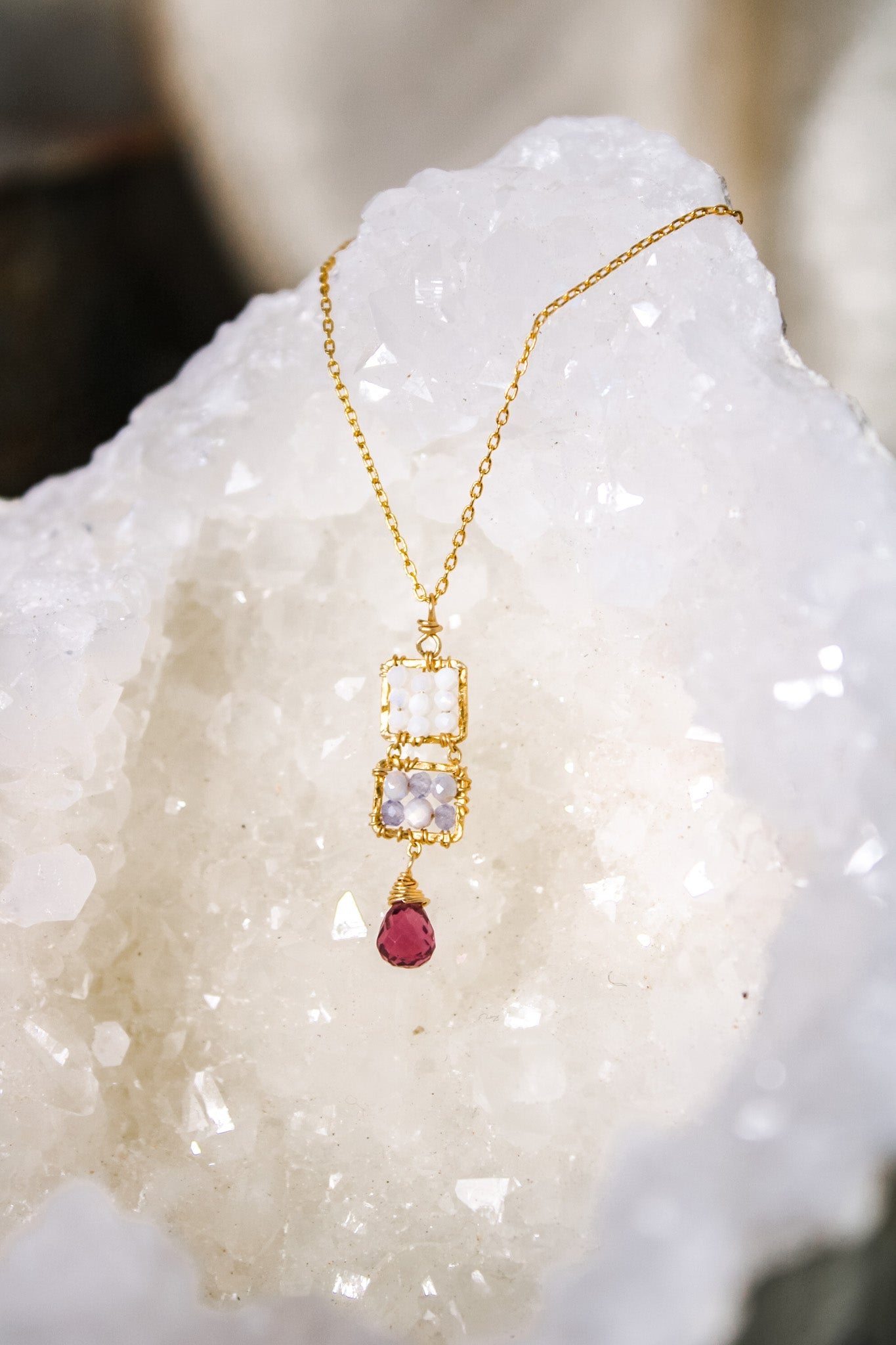 Lavender Opal Necklace #4244Michelle PresslerNecklace