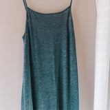 Linen & Jersey Slip Dress - Denim BlueAmano by Lorena LaingDresses