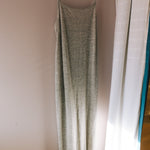Linen & Jersey Slip Dress - SilverAmano by Lorena LaingDresses