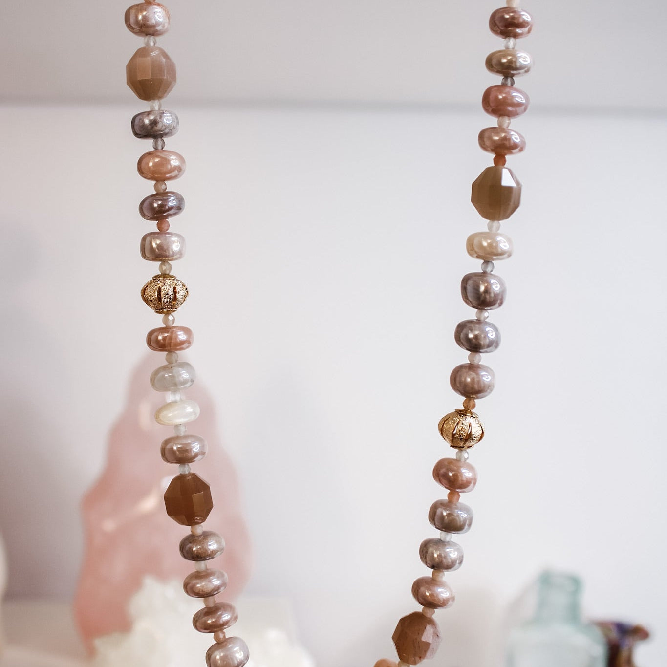 Long Moonstone NecklaceBeth ZinkNecklaces