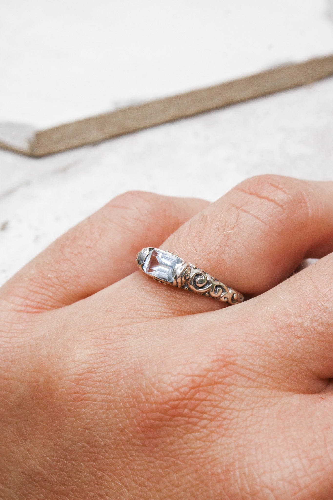 Ornate Gemstone Ring - 2 ColorsJinjaRing