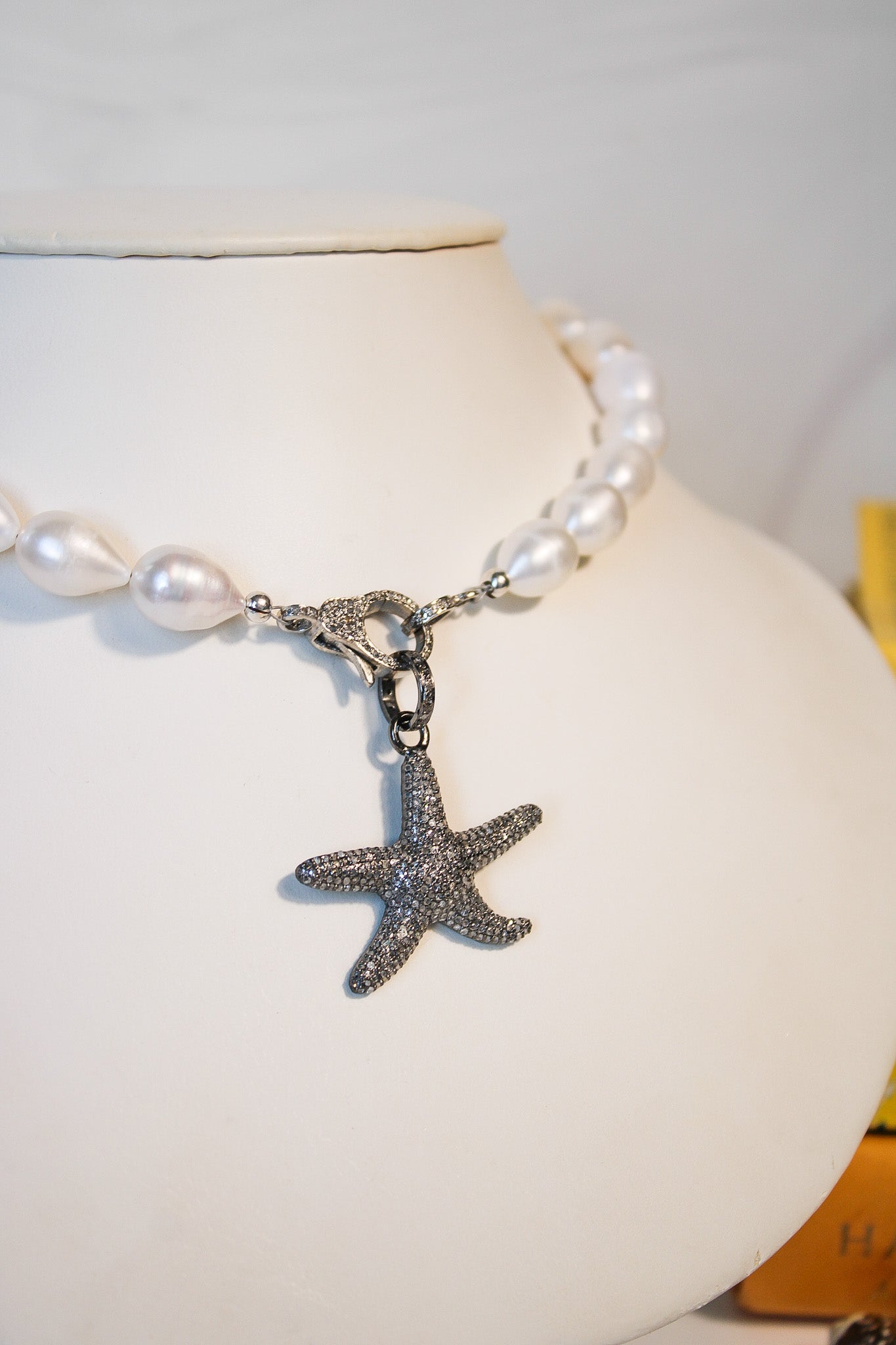 Pavé Diamond Starfish NecklaceBeth ZinkNecklace