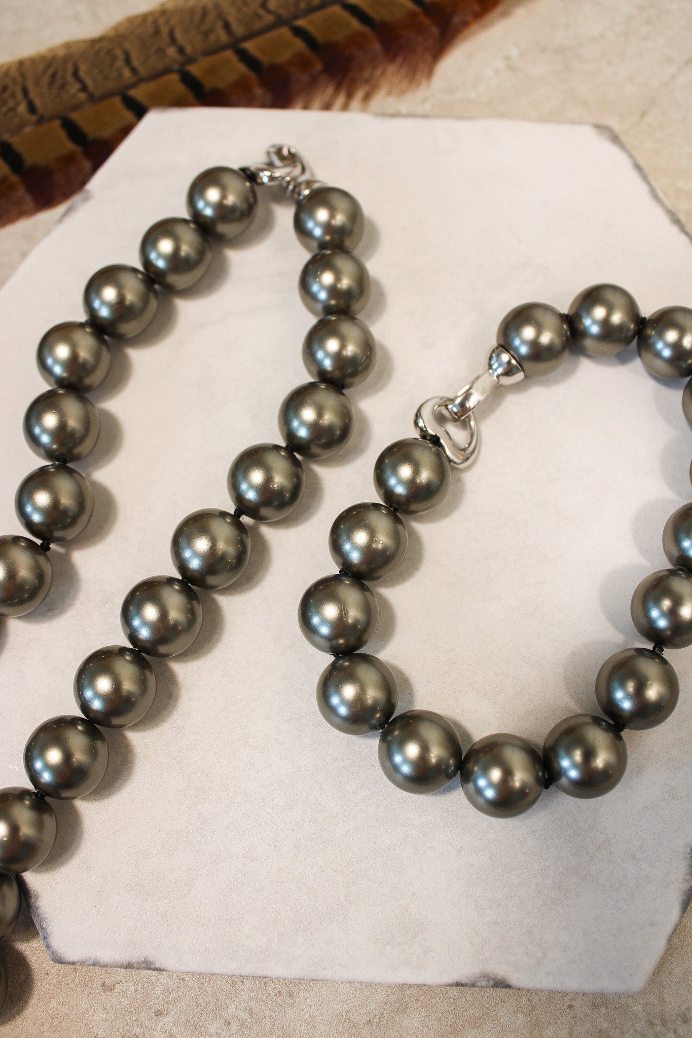Pearl Necklace/Bracelet - BronzeJinjaNecklace