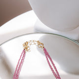 Pink Garnet & Moonstone 2-Strand NecklaceBeth ZinkNecklaces