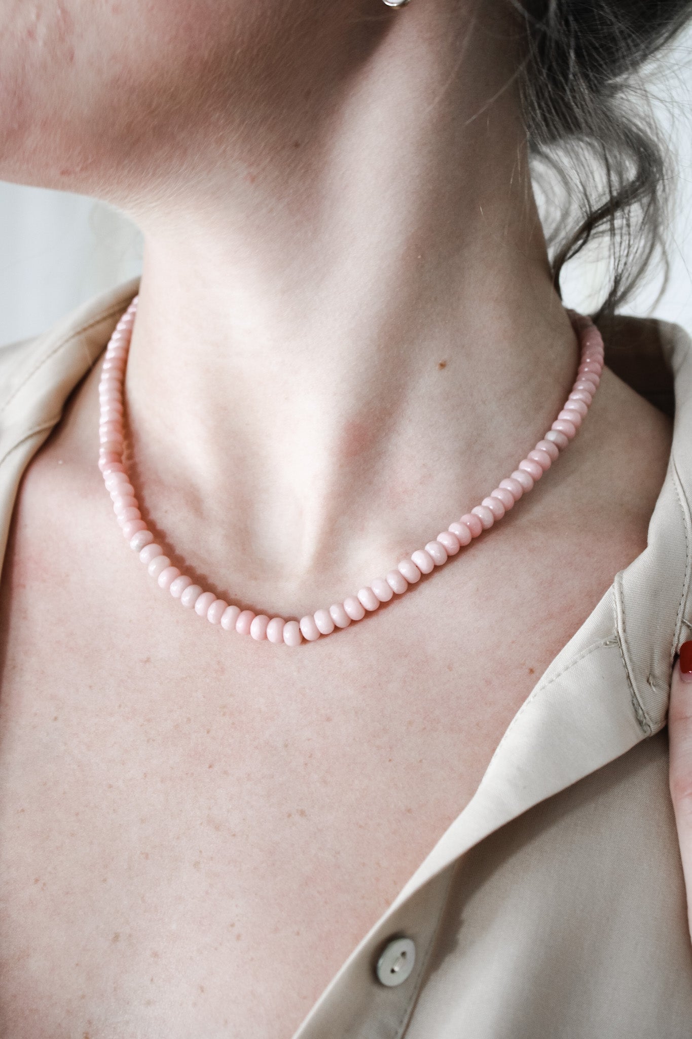 Pink Opal NecklacePerle du BoisNecklaces