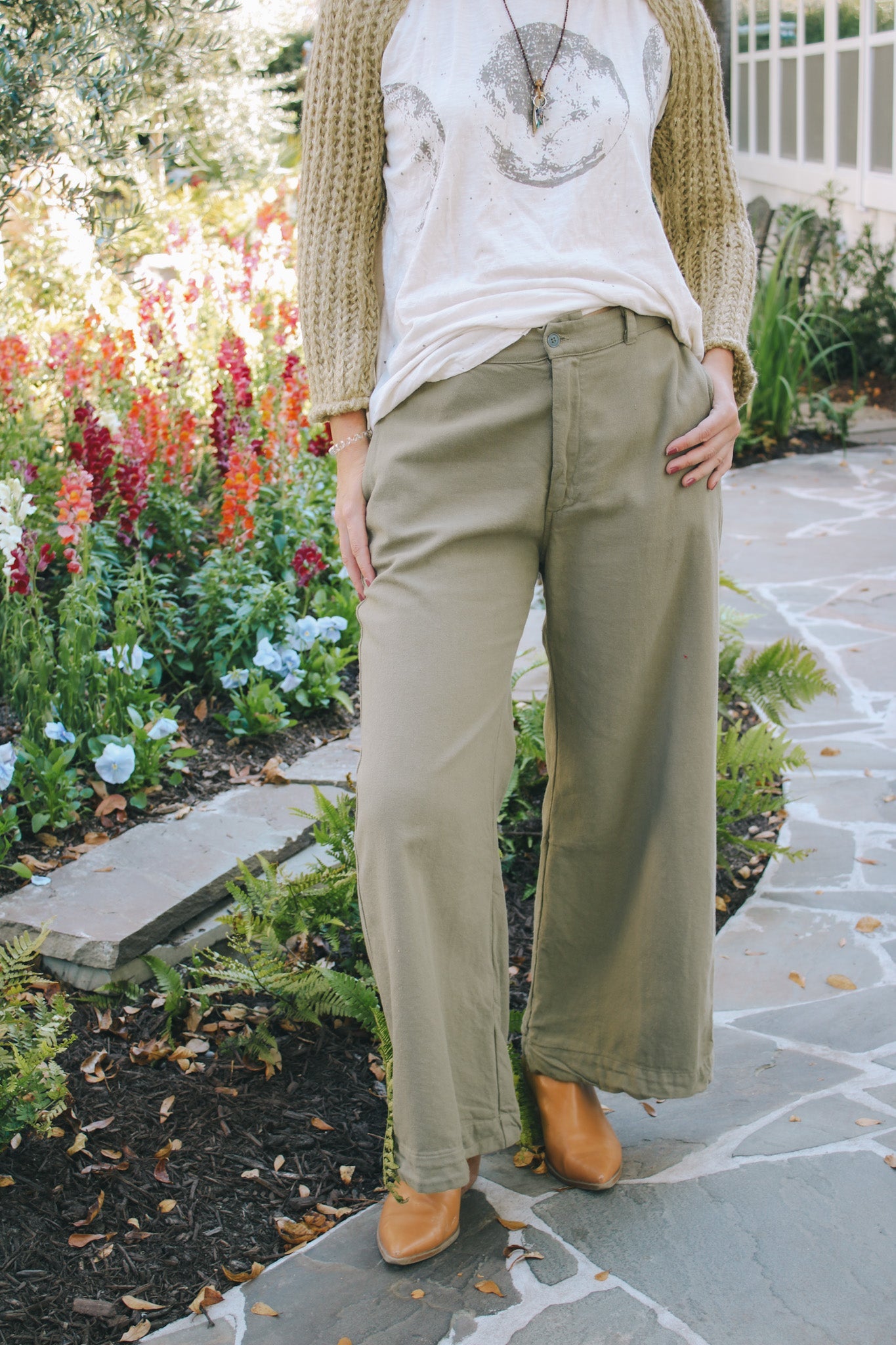 Polly Pants- OliveCP ShadesPants