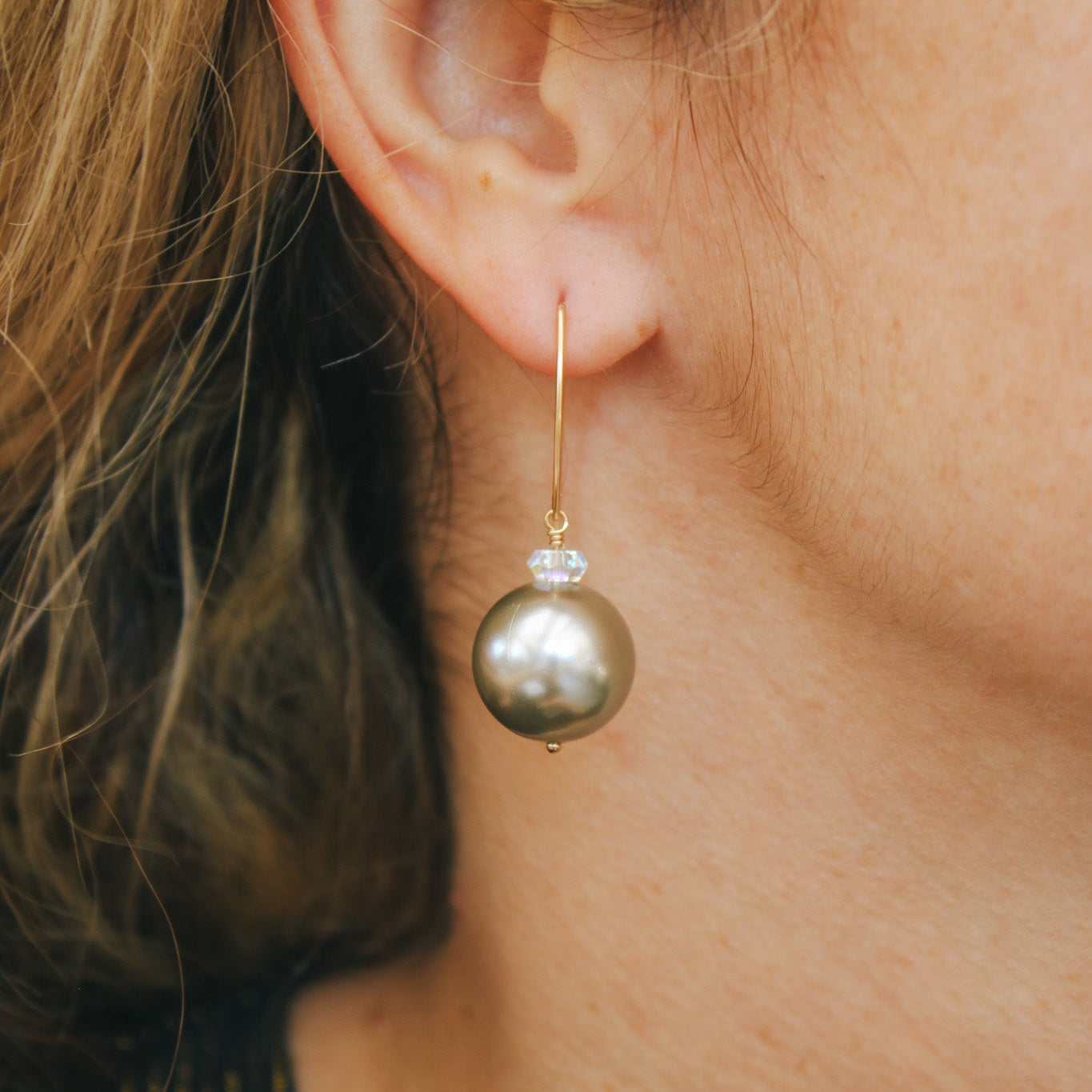 Shell Pearl Earring DropsDebra PyeattEarrings