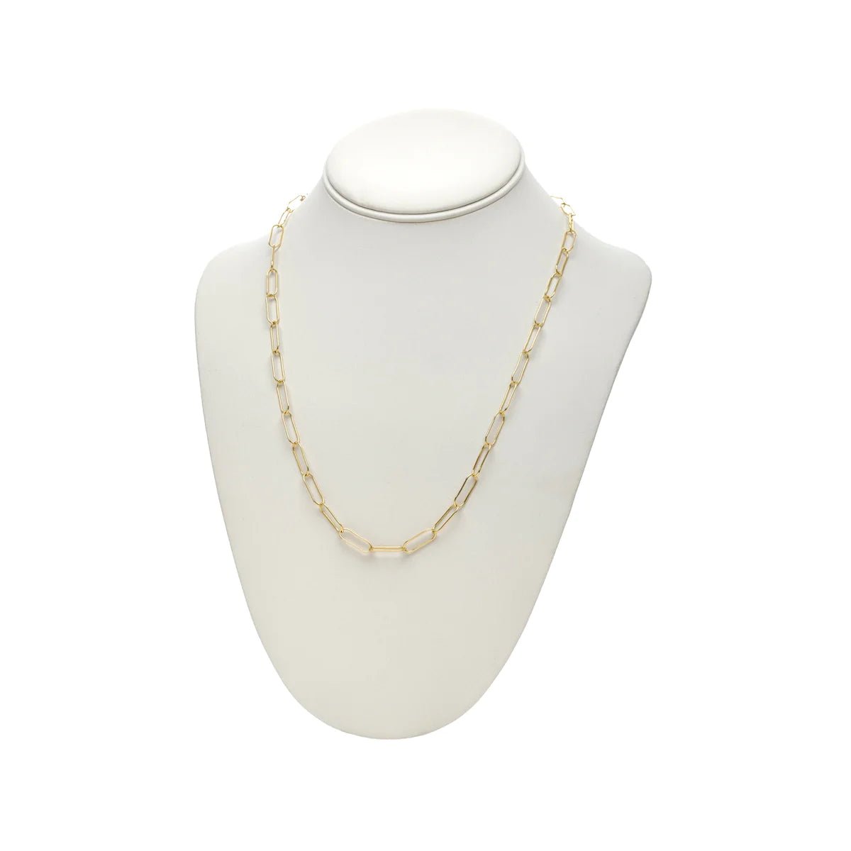 Short Oval Paper Clip NecklaceKenda KistNecklace