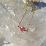 Simple Pink Tourmaline Necklace #8049James & JezebelleNecklaces