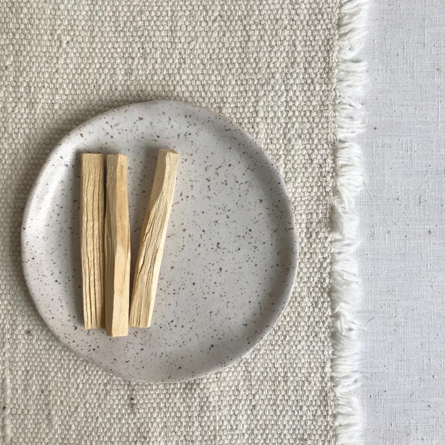 Stoneware Sage PlateCatherine RisingHome