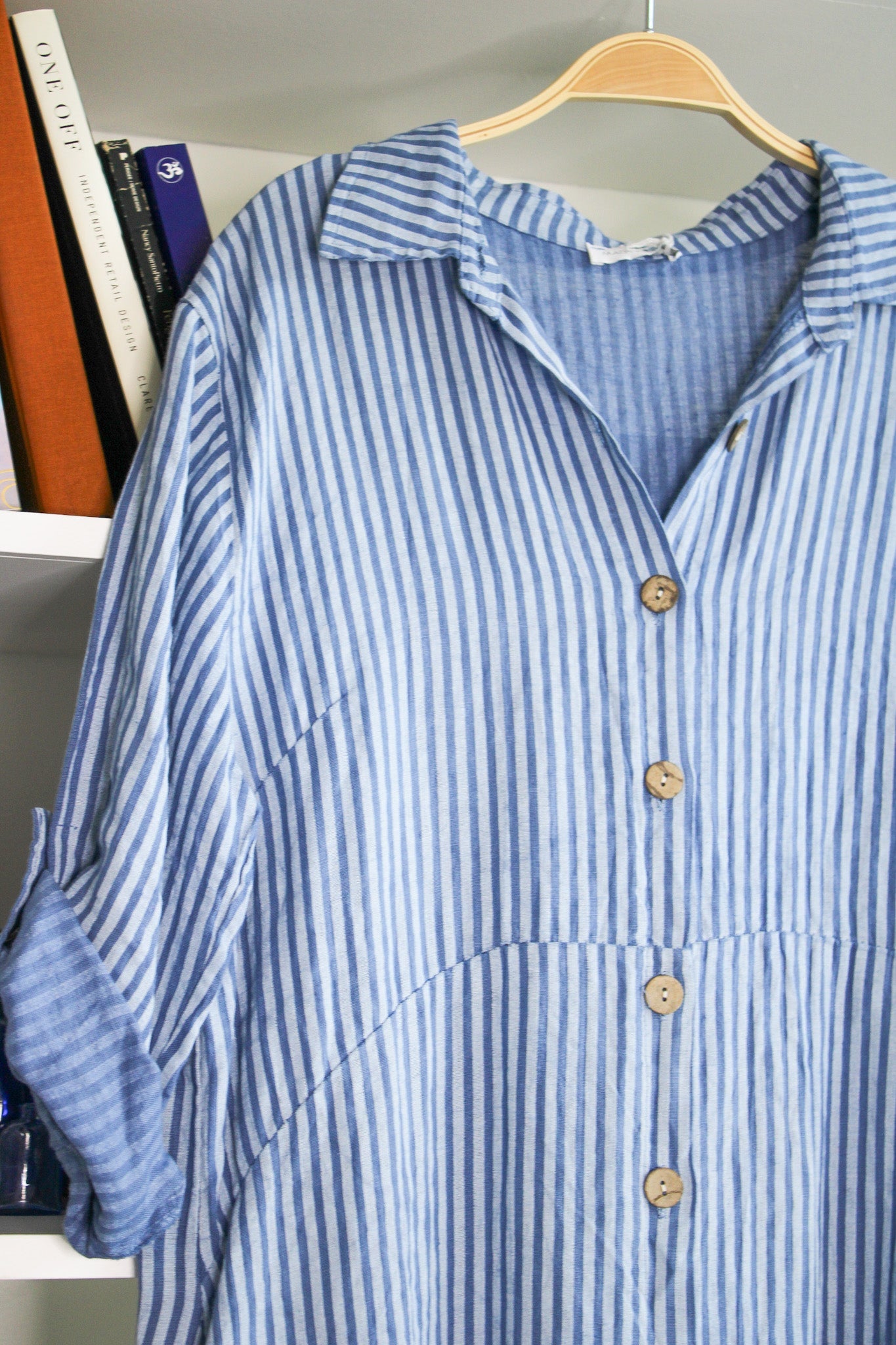 Stripe Linen Shirt Dress - 3 ColorsColetteTunic