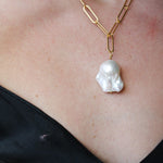 The Always Pearl Necklace - Flame BallZiabirdNecklace