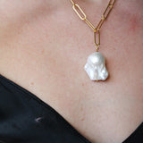 The Always Pearl Necklace - Flame BallZiabirdNecklace