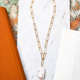 The Always Pearl Necklace - Flame BallZiabirdNecklace