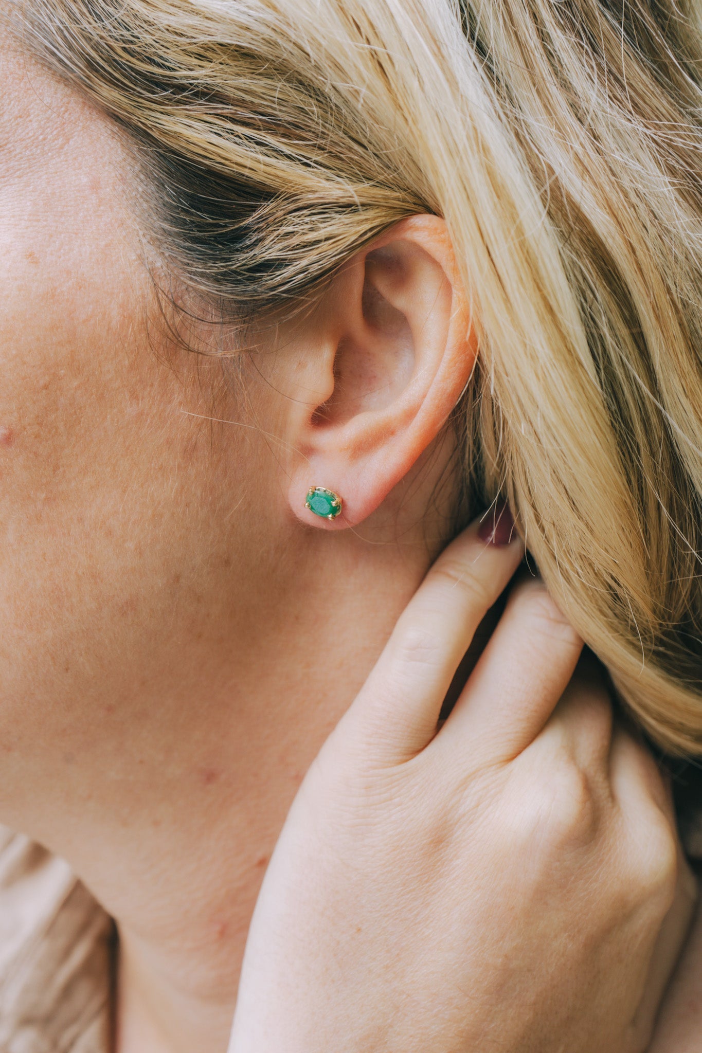 The Emerald StudsMelissa Tyson DesignsEarrings