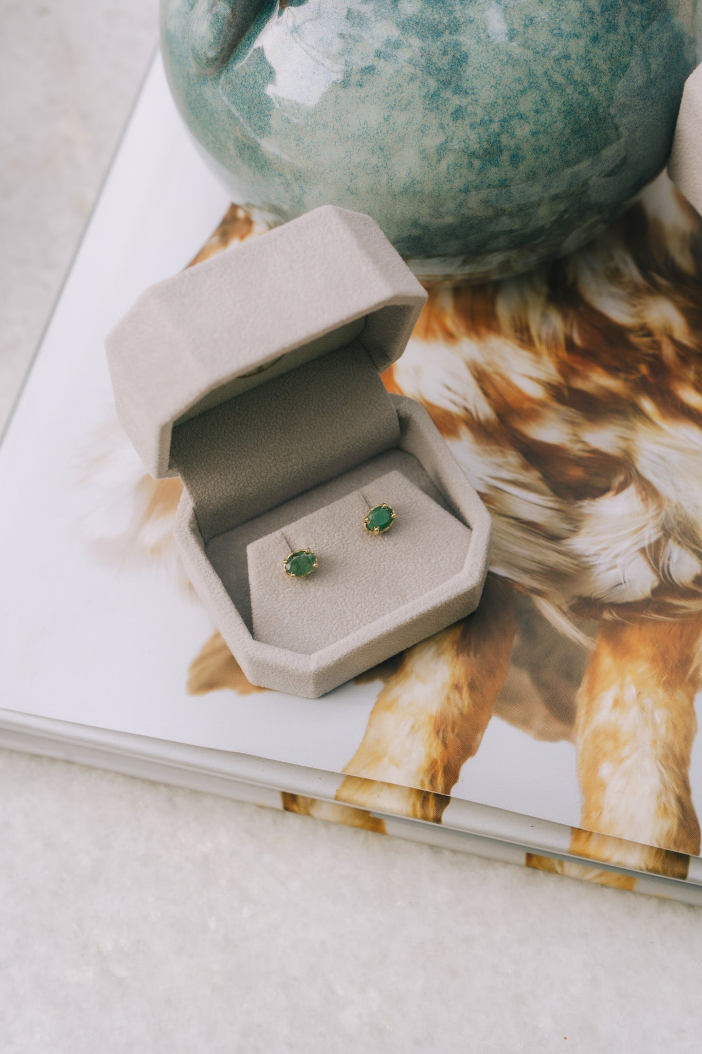 The Emerald StudsMelissa Tyson DesignsEarrings