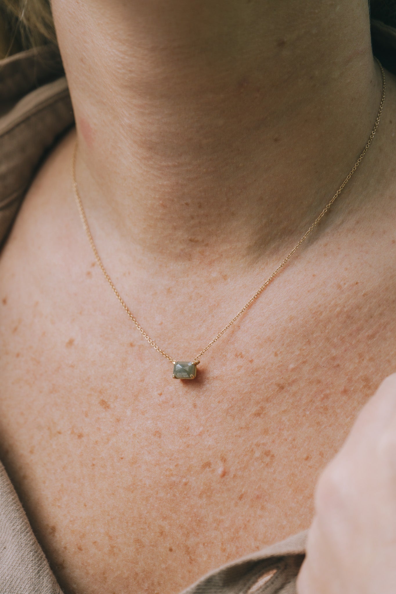 The EW Diamond NecklaceMelissa Tyson DesignsNecklaces