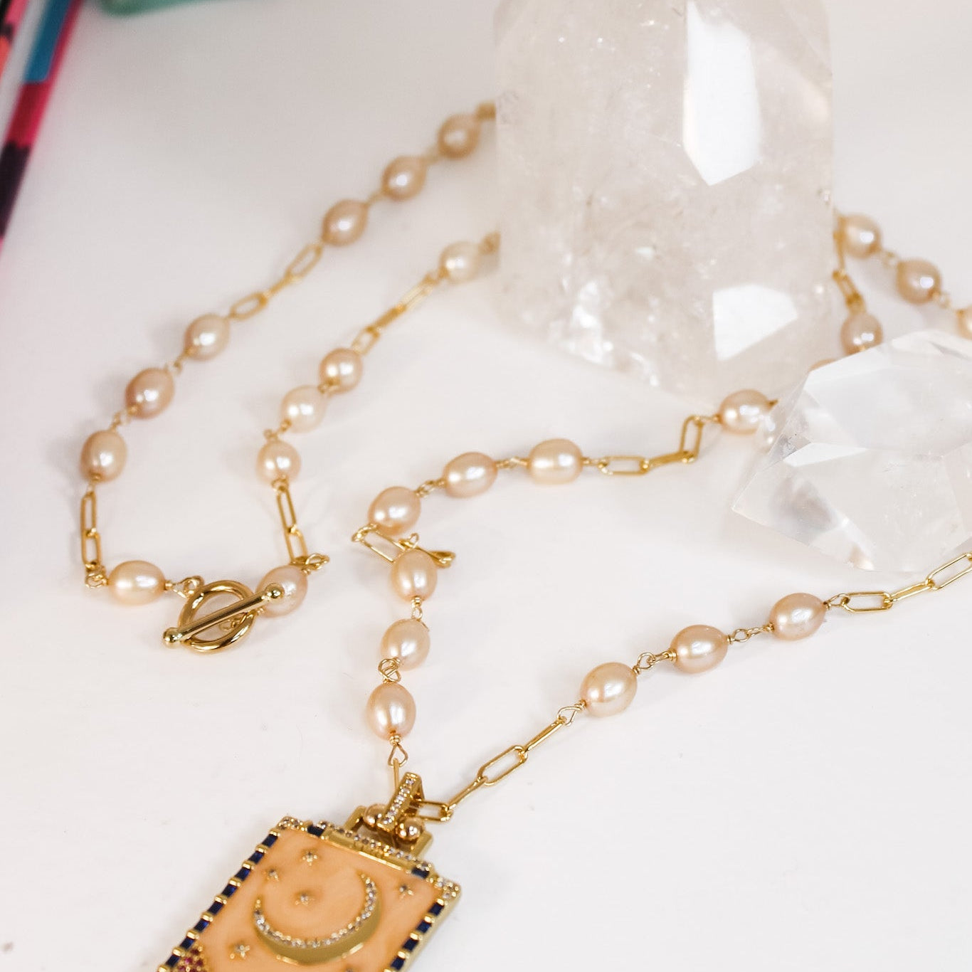 The Moon Pearl NecklaceBeth ZinkNecklaces