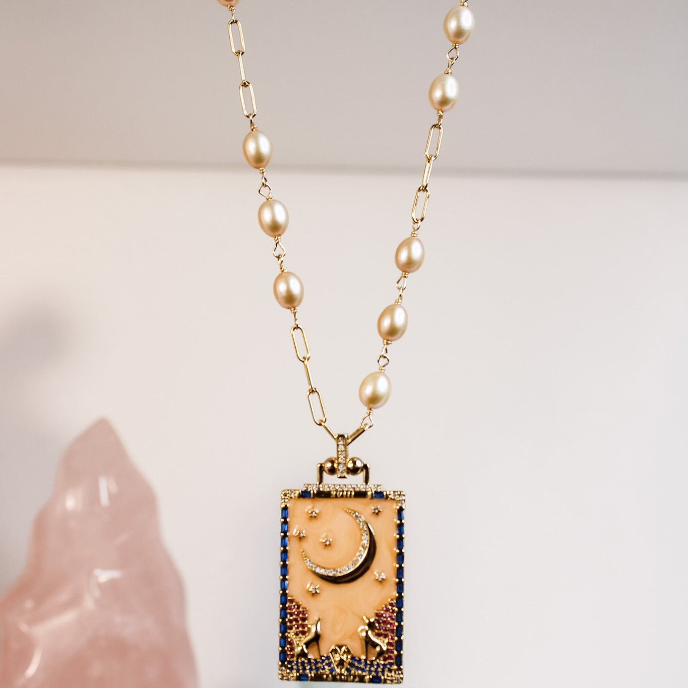 The Moon Pearl NecklaceBeth ZinkNecklaces