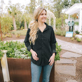 The Romy Shirt - Black CorduroyCP ShadesShirts & Tops