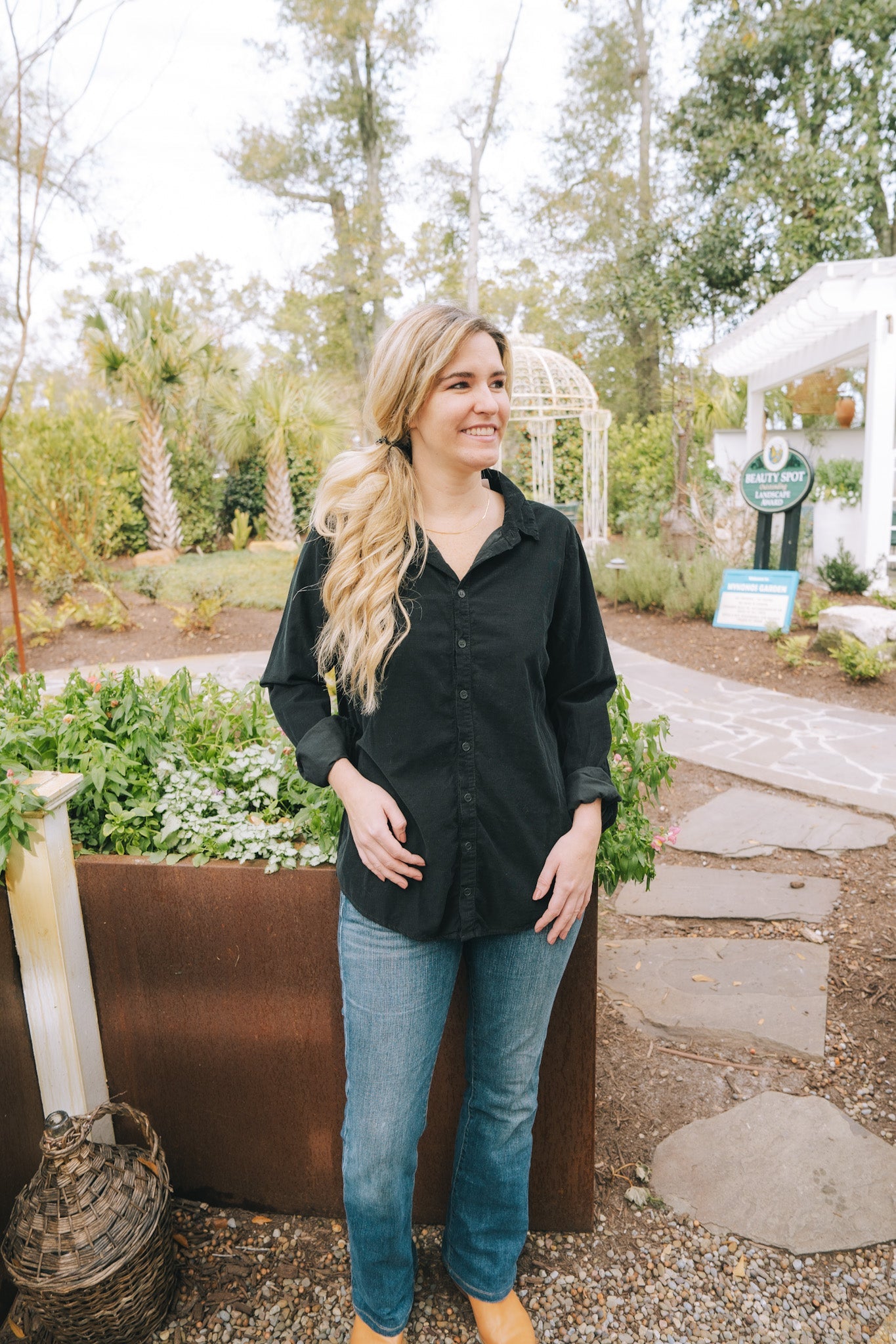 The Romy Shirt - Black CorduroyCP ShadesShirts & Tops