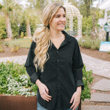 The Romy Shirt - Black CorduroyCP ShadesShirts & Tops