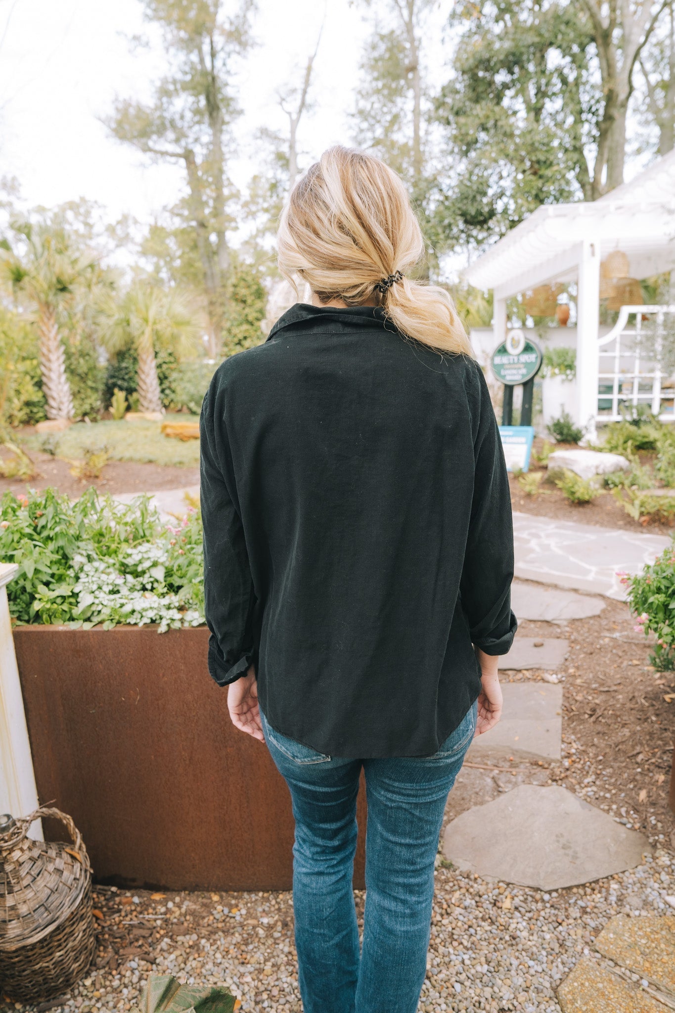 The Romy Shirt - Black CorduroyCP ShadesShirts & Tops