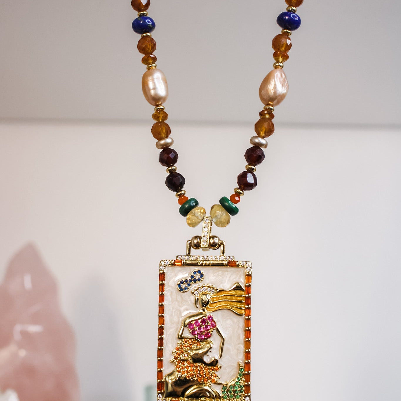 The Strength Hessonite NecklaceBeth ZinkNecklaces