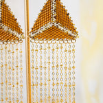 Triangle Chain Fringe Earring - Yellow JadeDebra PyeattEarrings
