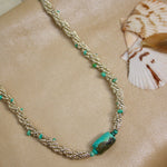 Turquoise and Sterling SilverDebra PyeattNecklace