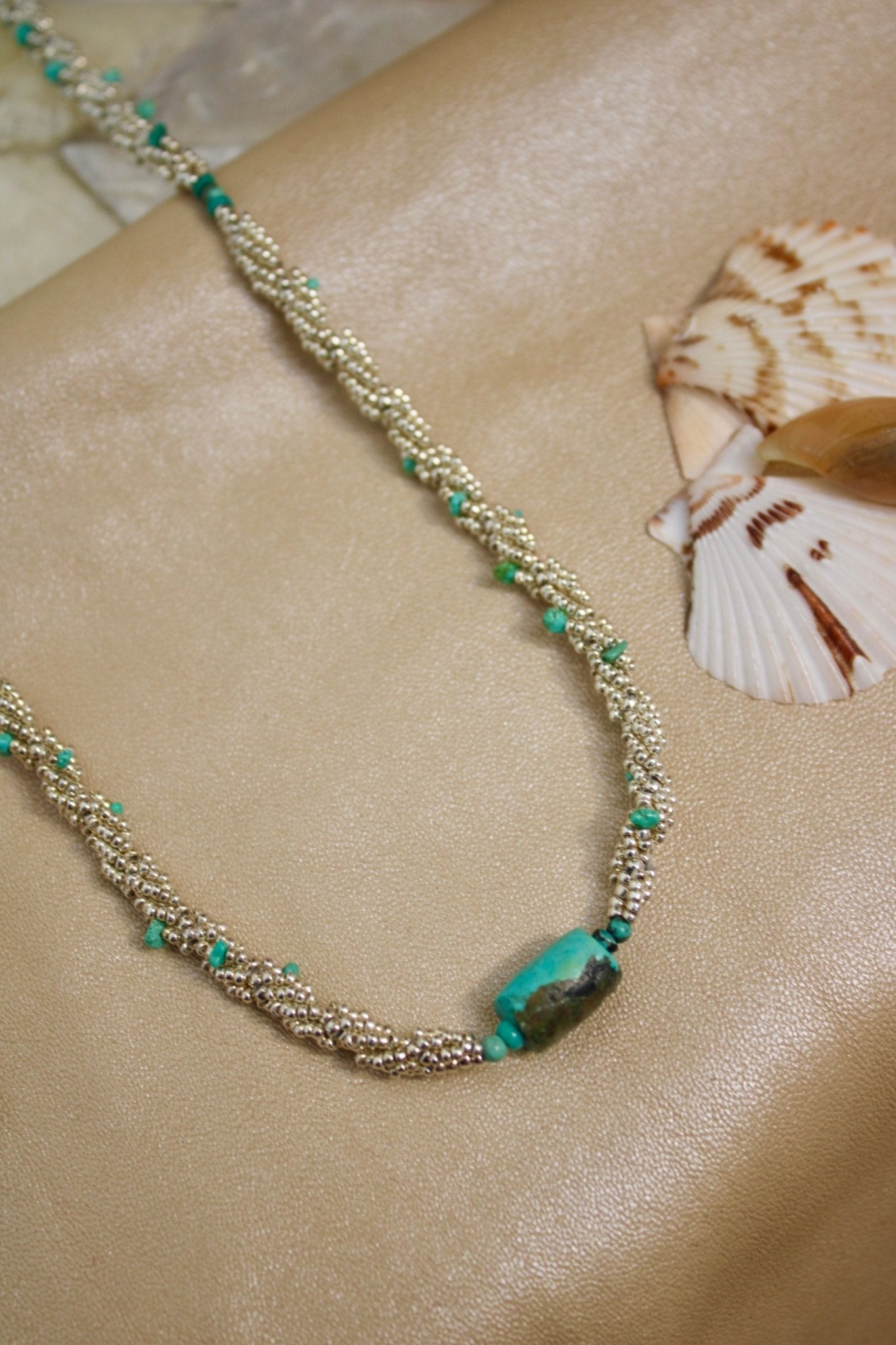 Turquoise and Sterling SilverDebra PyeattNecklace