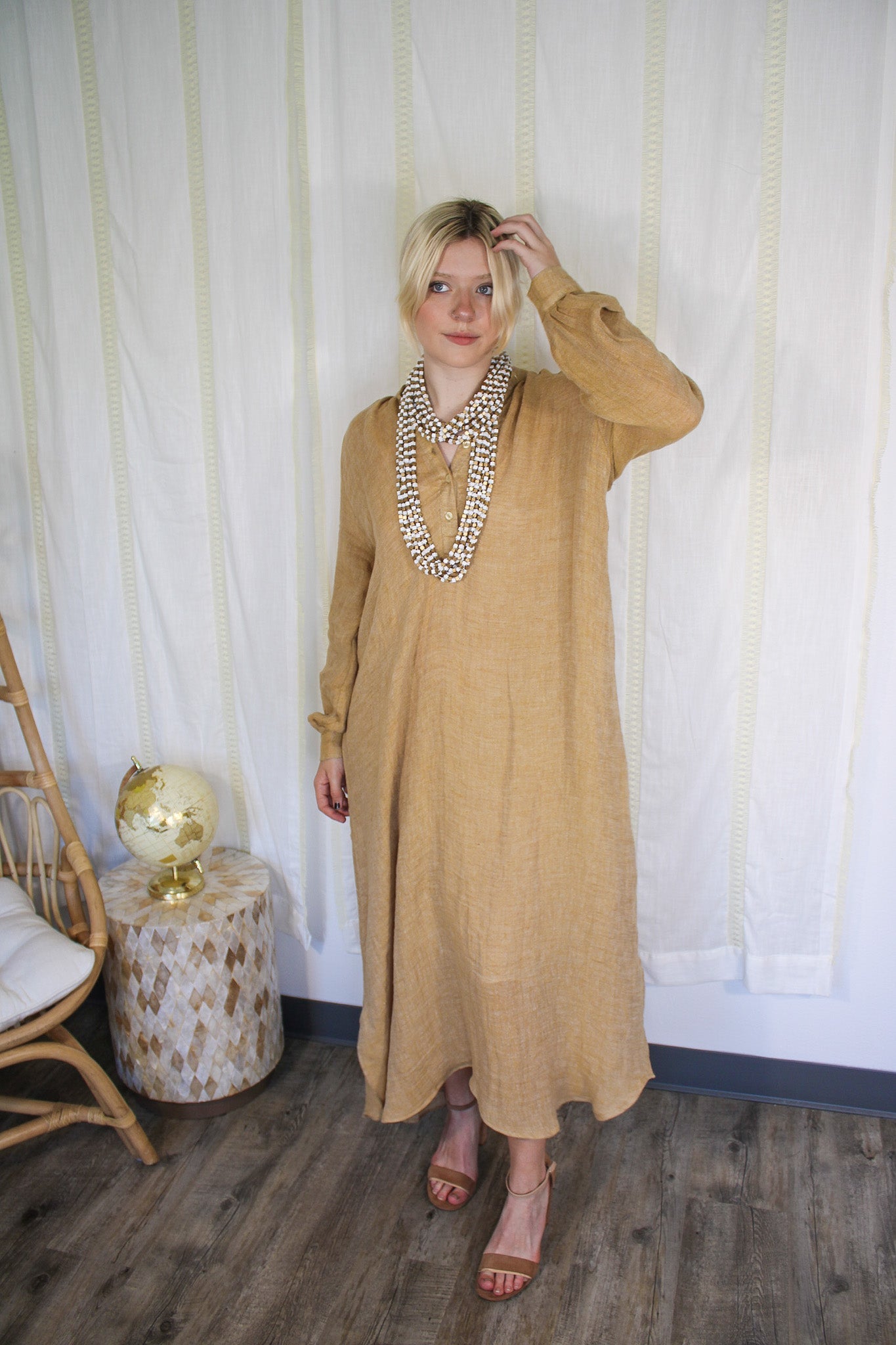 Washed Linen Dress - CanellaClaramontéDress
