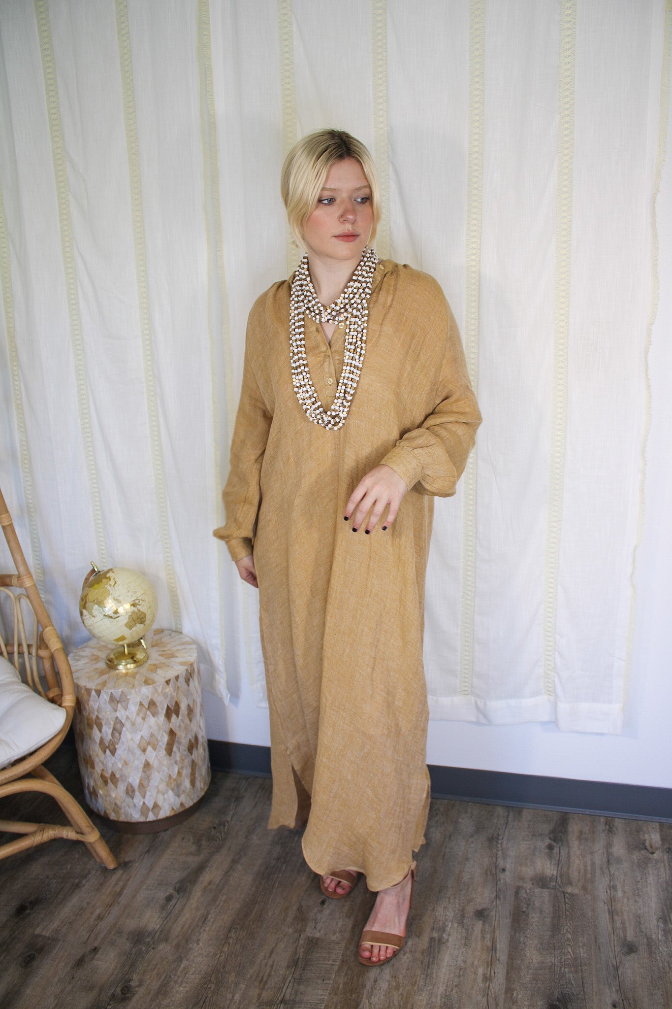 Washed Linen Dress - CanellaClaramontéDress