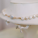 White Freshwater Pearl & Crystal NecklaceDebra PyeattNecklaces