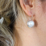 White Mabe Pearl EarringsJinjaEarrings