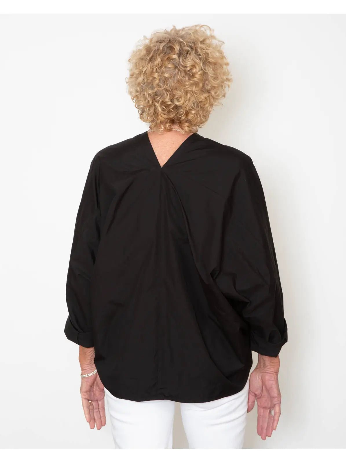 Wrapper Top- Black Poplin (One Size)Good CompanyShirt